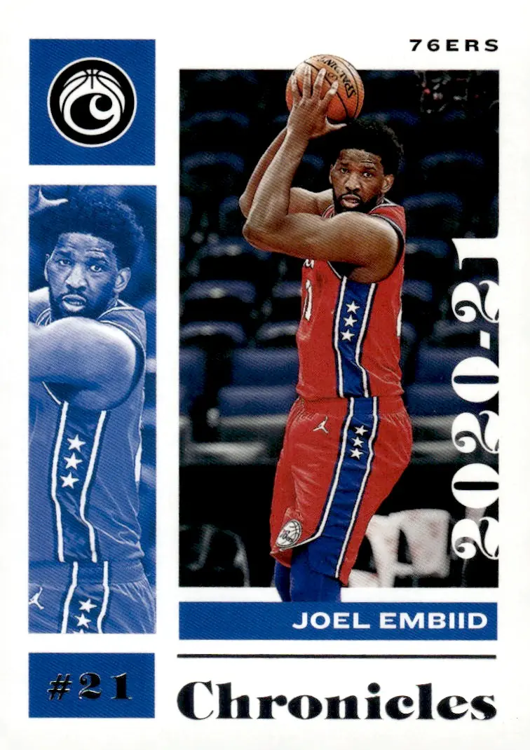 2020-21 Chronicles #13 Joel Embiid (front)