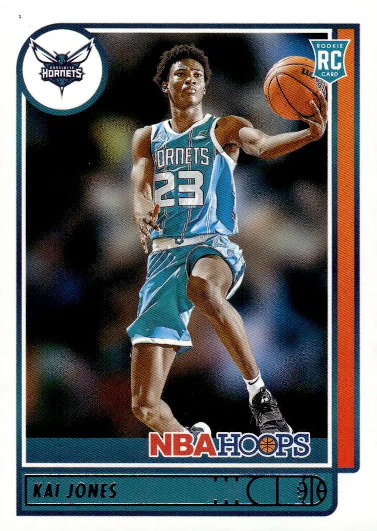 2021-22 NBA Hoops #230 Kai Jones (front)