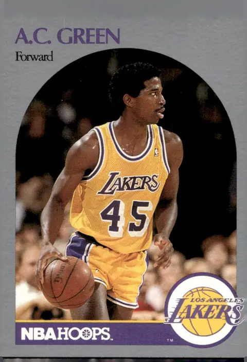 1990-91 NBA Hoops #156 A.C. Green Jr.