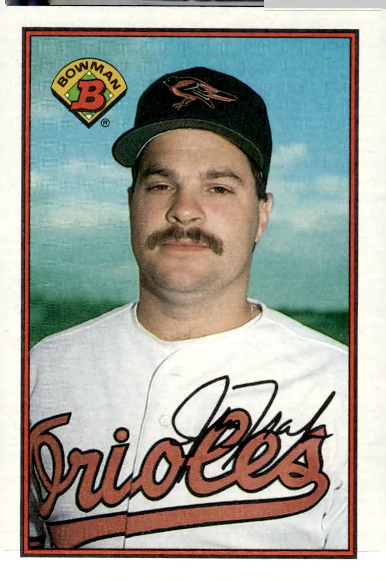 1989 Bowman #13 Jim Traber (front)