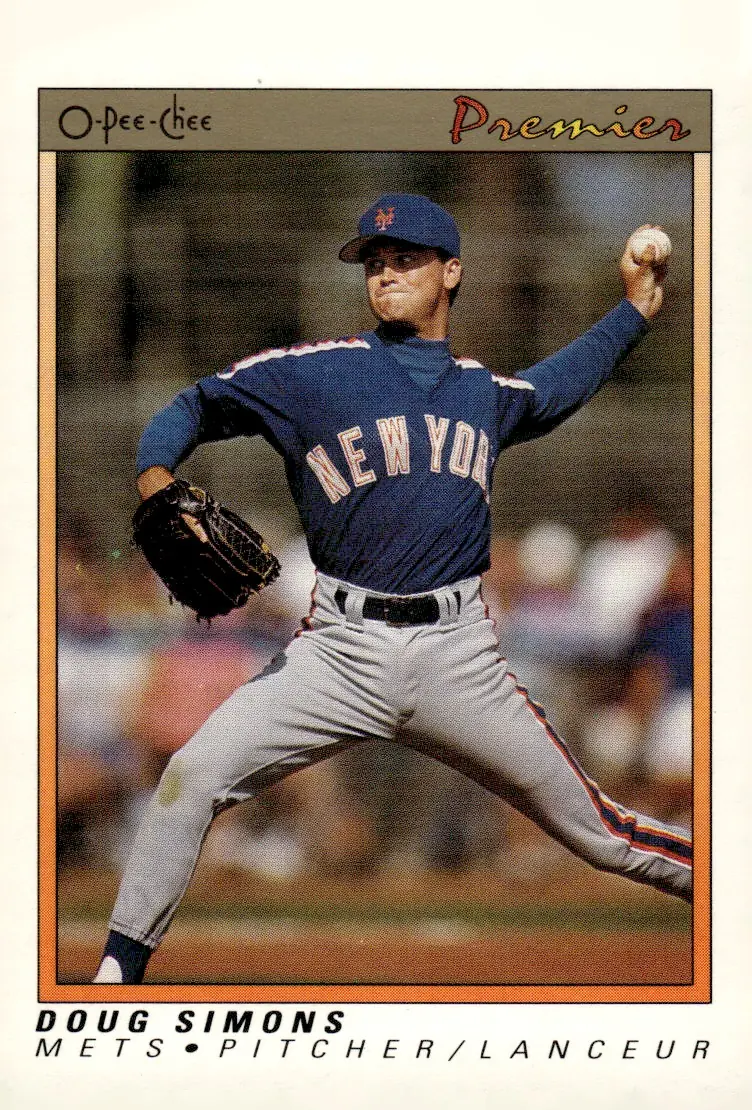 1991 O-Pee-Chee Premier #110 Doug Simons (front)