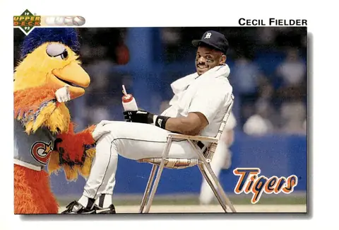 1992 Upper Deck #255 Cecil Fielder