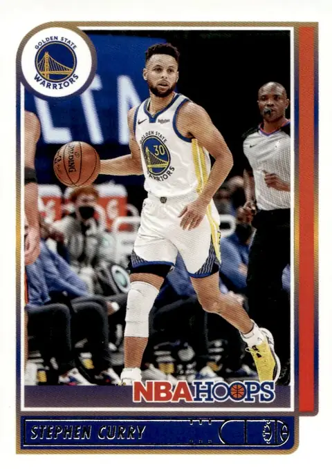 2021-22 NBA Hoops #18 Stephen Curry