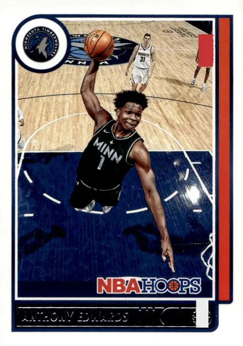 2021-22 NBA Hoops #151 Anthony Edwards