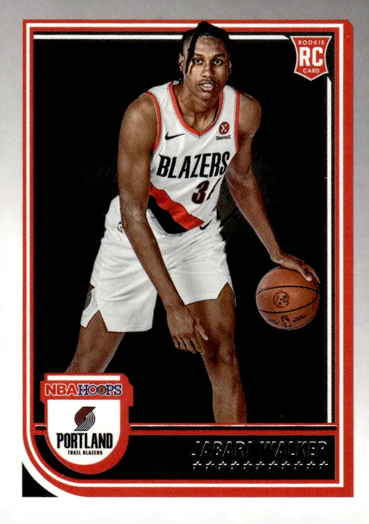 2022-23 NBA Hoops #273 Jabari Walker (front)