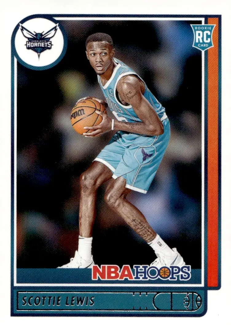 2021-22 NBA Hoops #209 Scottie Lewis (front)