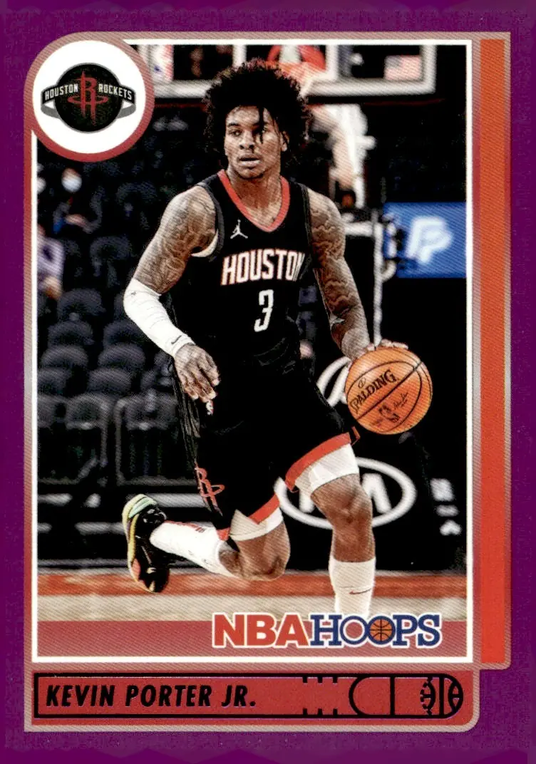 2021-22 NBA Hoops #154 Kevin Porter Jr. – Purple (front)