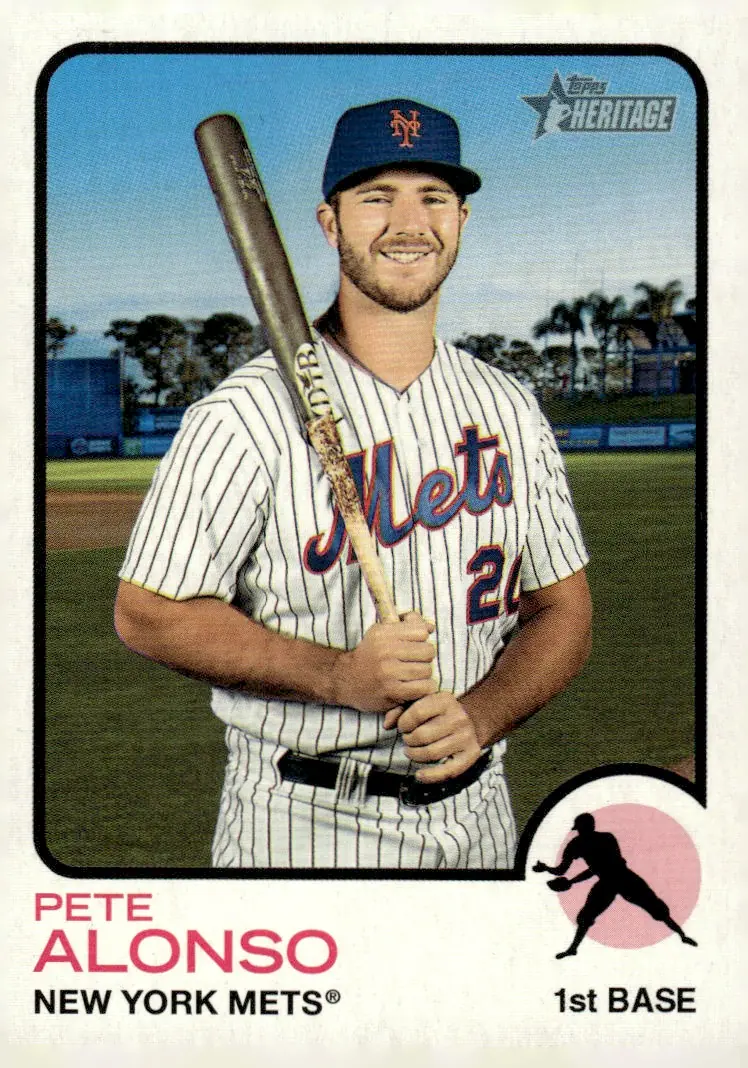 2022 Topps Heritage #54 Pete Alonso (front)