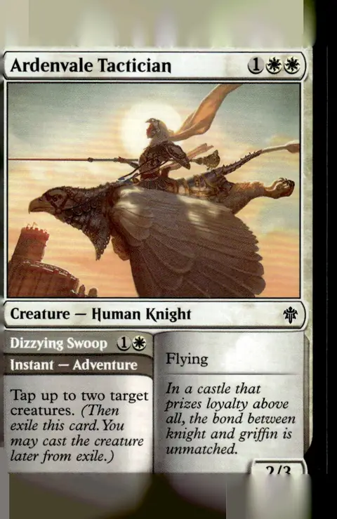 2019 Magic: The Gathering - Throne of Eldraine #5 Ardenvale Tactician // Dizzying Swoop