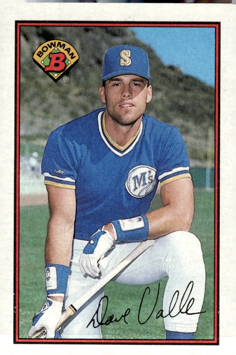 1989 Bowman #208 Dave Valle (front)