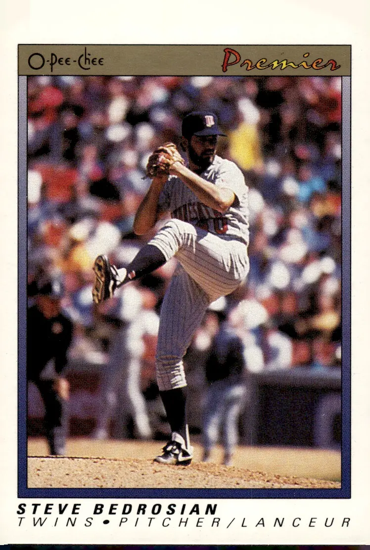 1991 O-Pee-Chee Premier #5 Steve Bedrosian (front)
