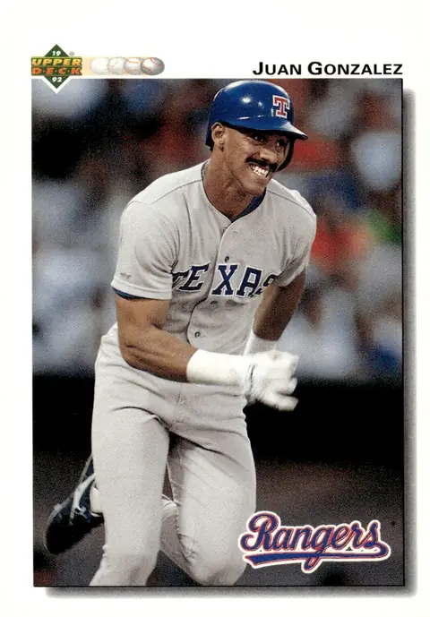 1992 Upper Deck Baseball #243 Juan Gonzalez