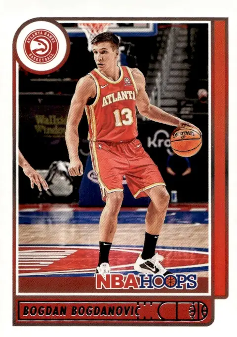 2021-22 NBA Hoops #168 Bogdan Bogdanovic