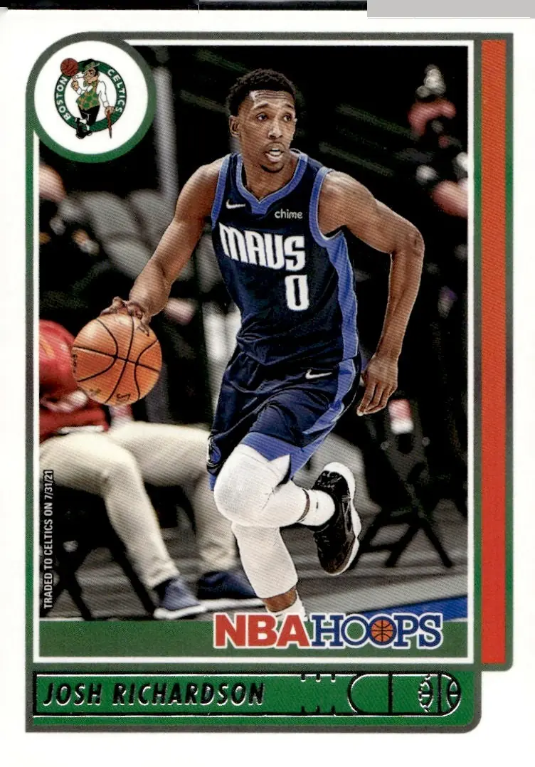 2021-22 NBA Hoops #92 Josh Richardson (front)