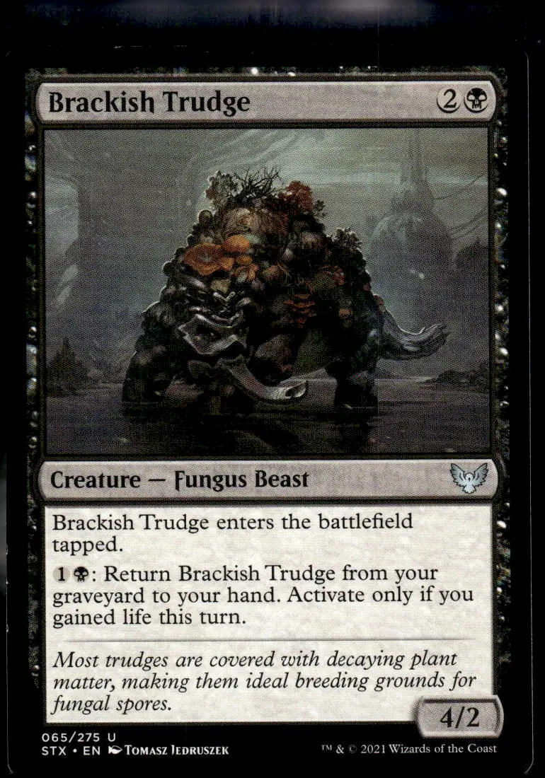 2021 Strixhaven: School of Mages (STX) #065/275 Brackish Trudge (front)