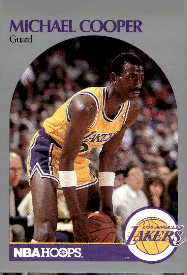 1990-91 NBA Hoops #153 Michael Cooper (front)
