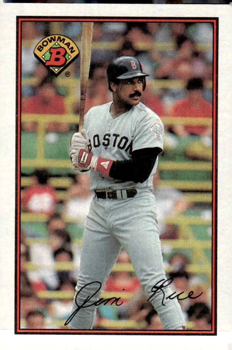 1989 Bowman #33 Jim Rice (front)