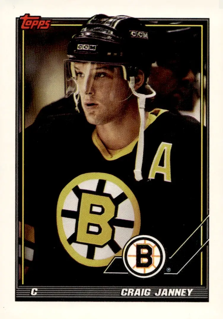 1991-92 Topps #41 Craig Janney (front)