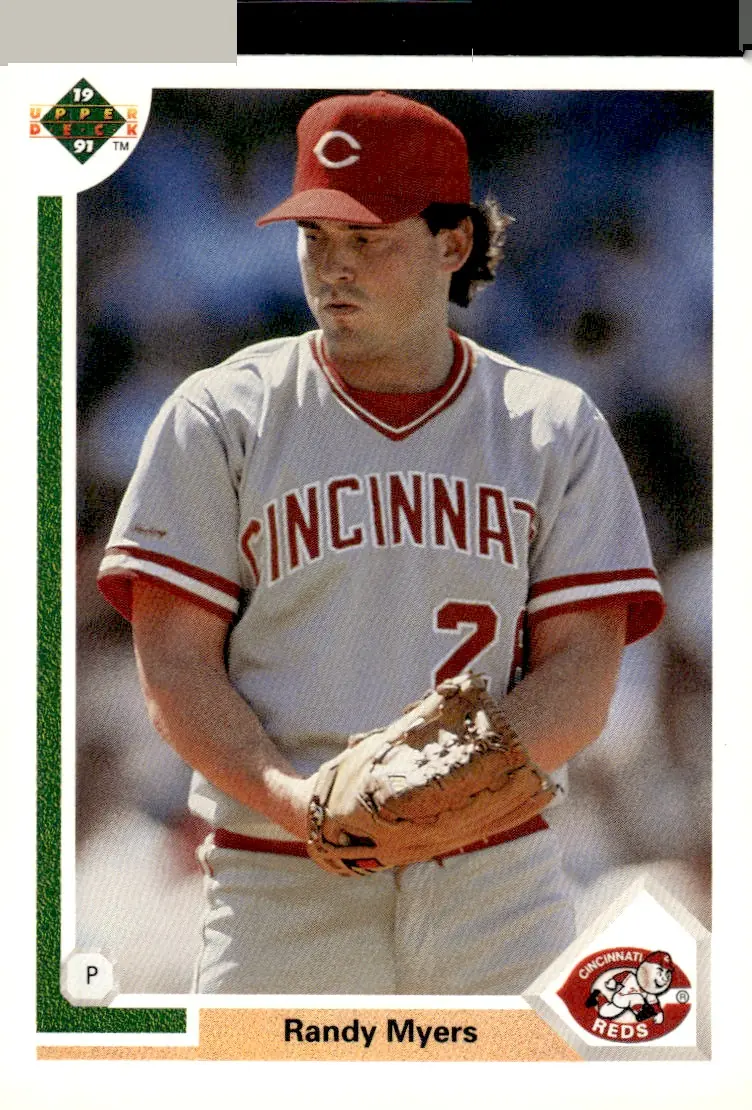 1991 Upper Deck #371 Randy Myers (front)