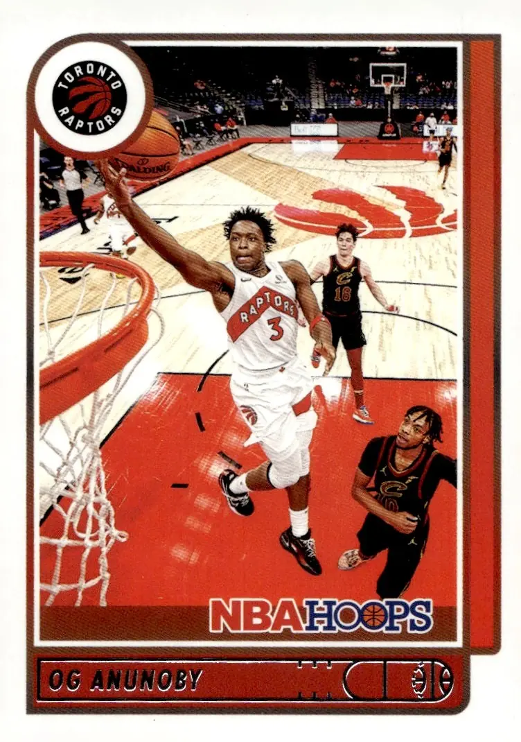 2021-22 NBA Hoops #99 OG Anunoby (front)