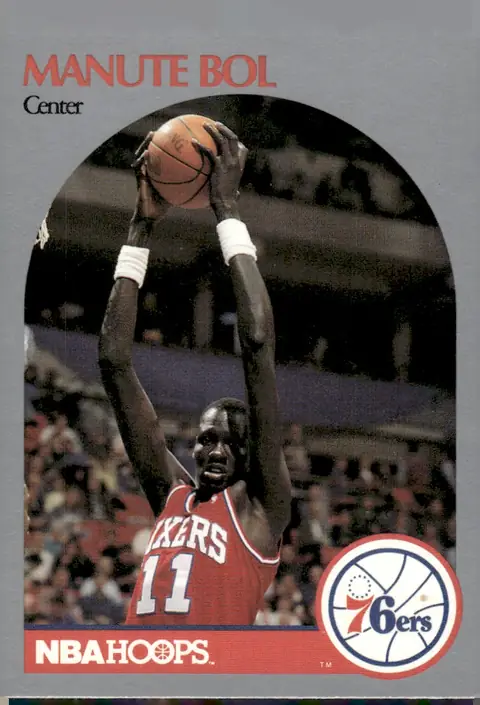 1990-91 NBA Hoops #424 Manute Bol