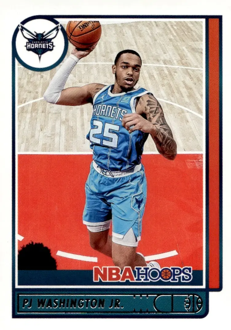 2021-22 NBA Hoops #170 PJ Washington Jr. (front)