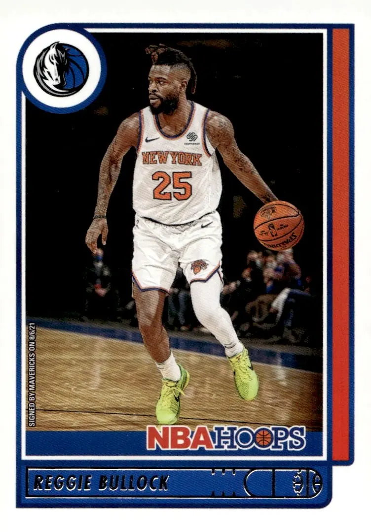 2021-22 NBA Hoops #147 Reggie Bullock (front)