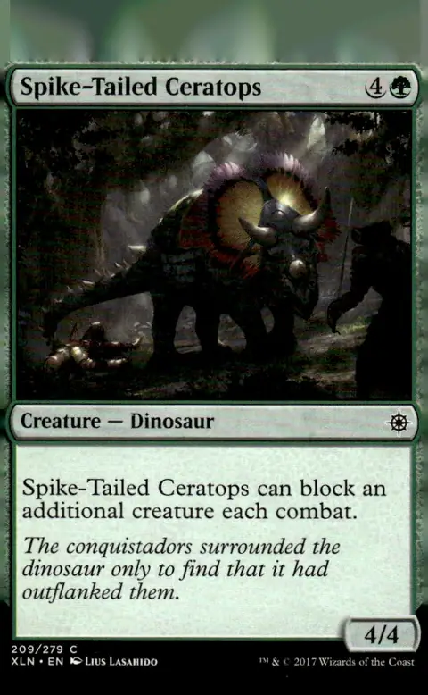 2017 Ixalan (XLN) #209/279 Spike-Tailed Ceratops