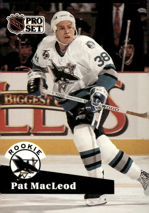 1991-92 Pro Set (Series 2 / French-English NHL) #559 Pat MacLeod