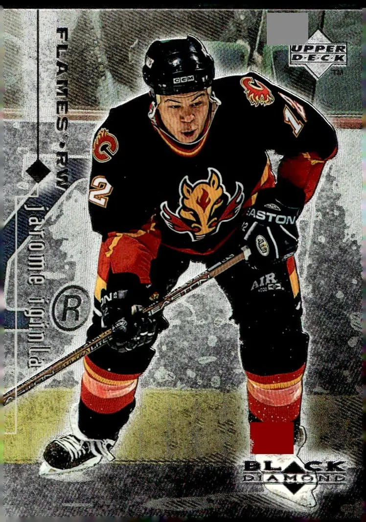 1998-99 Black Diamond #12 Jarome Iginla (front)