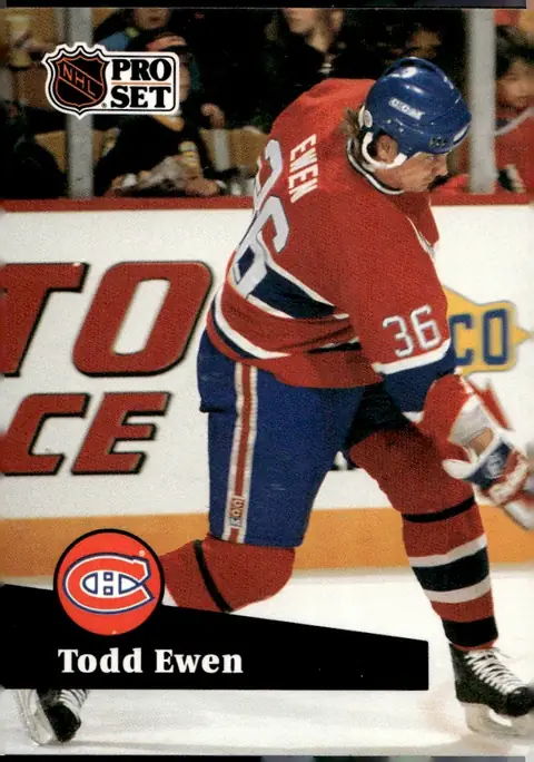 1991-92 Pro Set #419 Todd Ewen