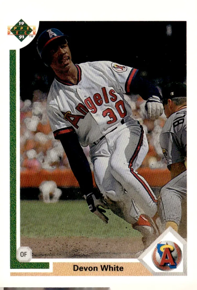 1991 Upper Deck #517 Devon White (front)