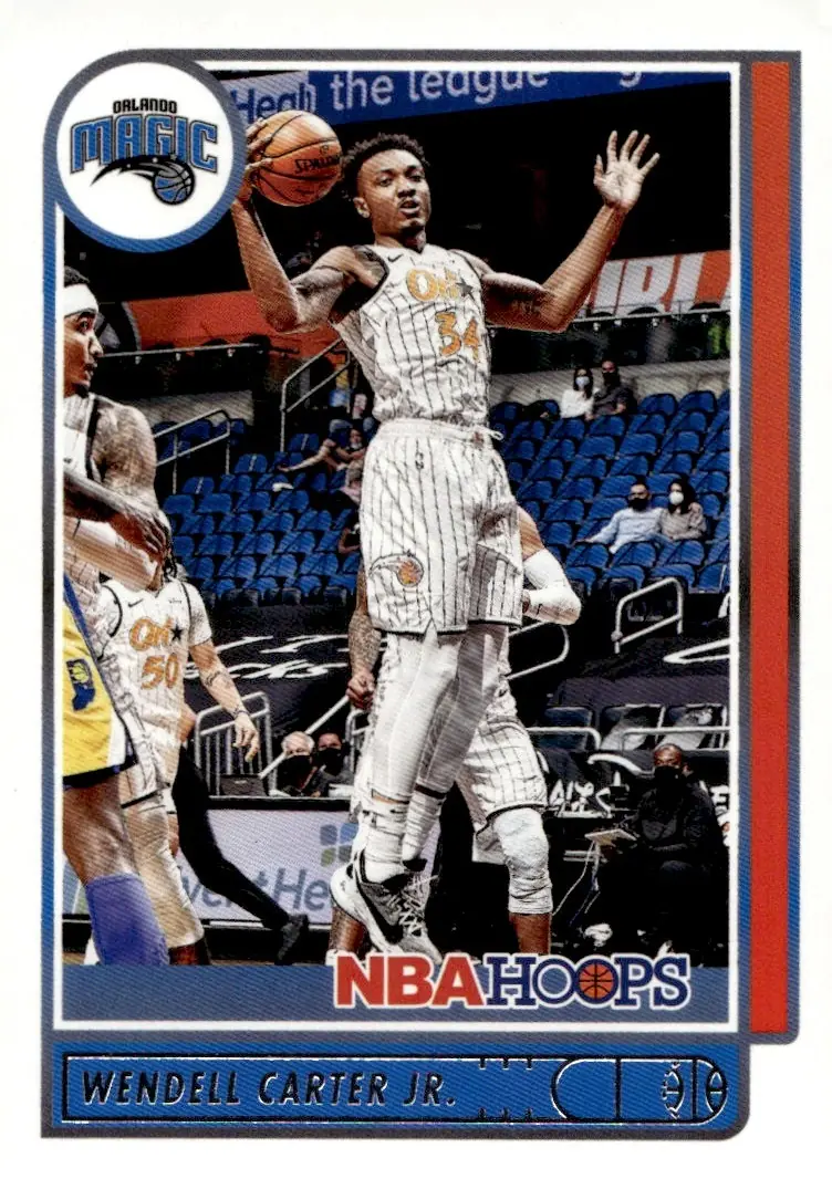 2021-22 NBA Hoops #42 Wendell Carter Jr. (front)