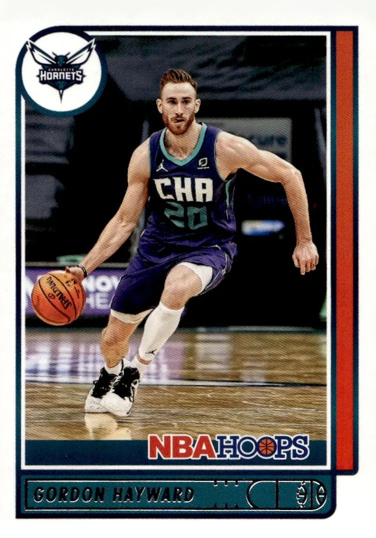 2021-22 NBA Hoops #160 Gordon Hayward (front)