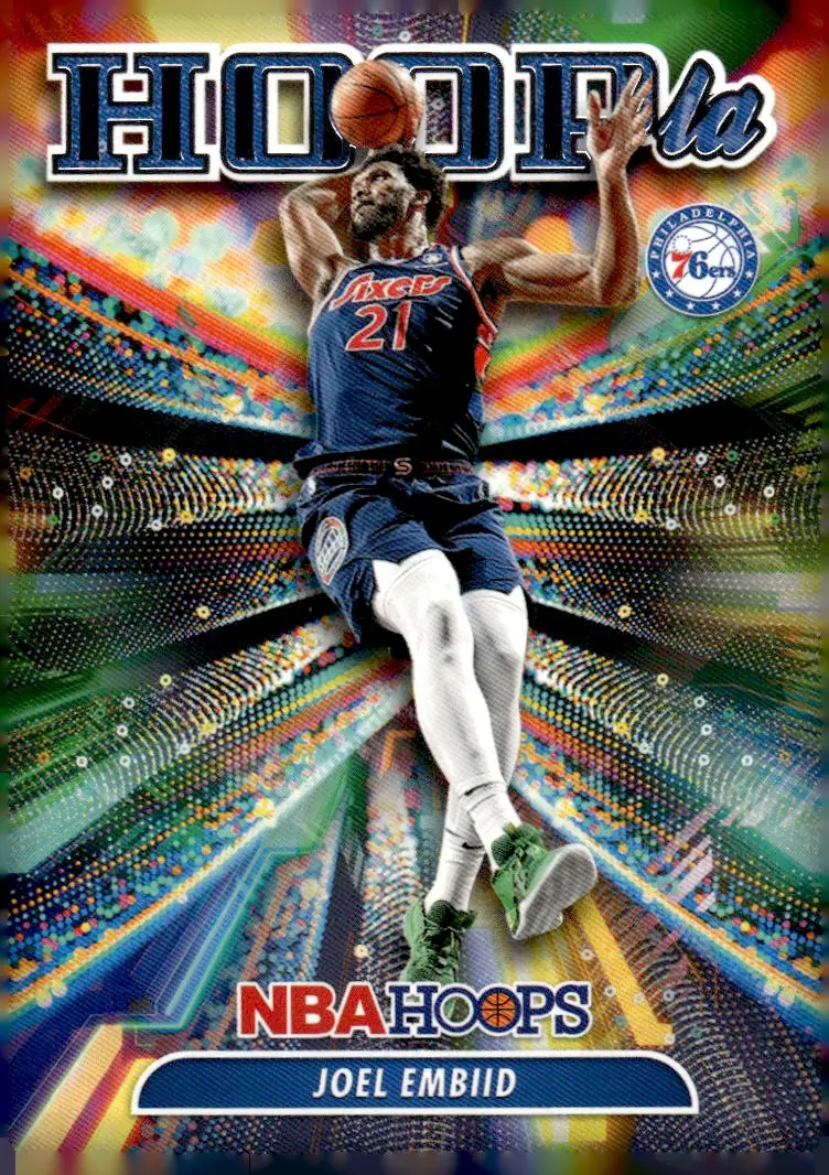 2022-23 NBA Hoops #8 Joel Embiid (front)