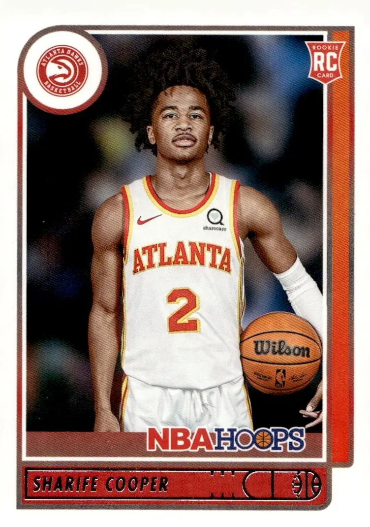 2021-22 NBA Hoops #249 Sharife Cooper (front)