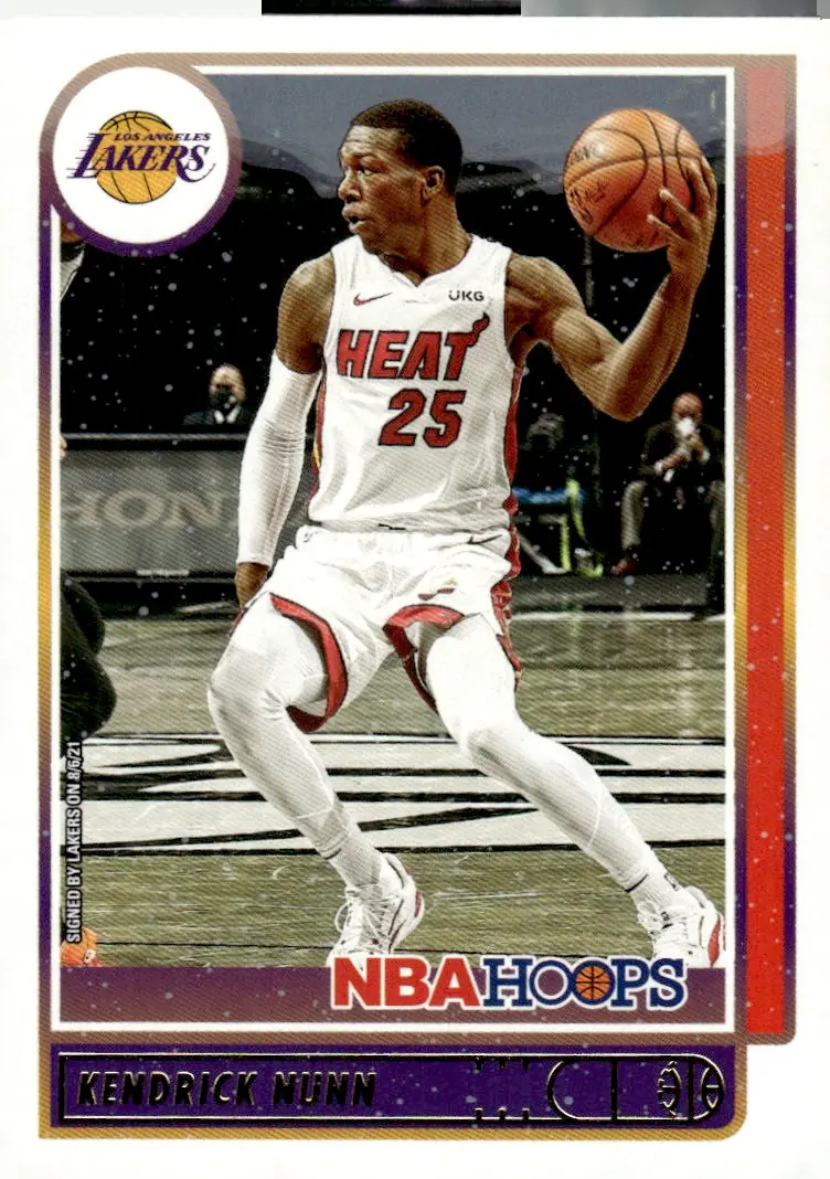 2021-22 NBA Hoops #60 Kendrick Nunn (front)