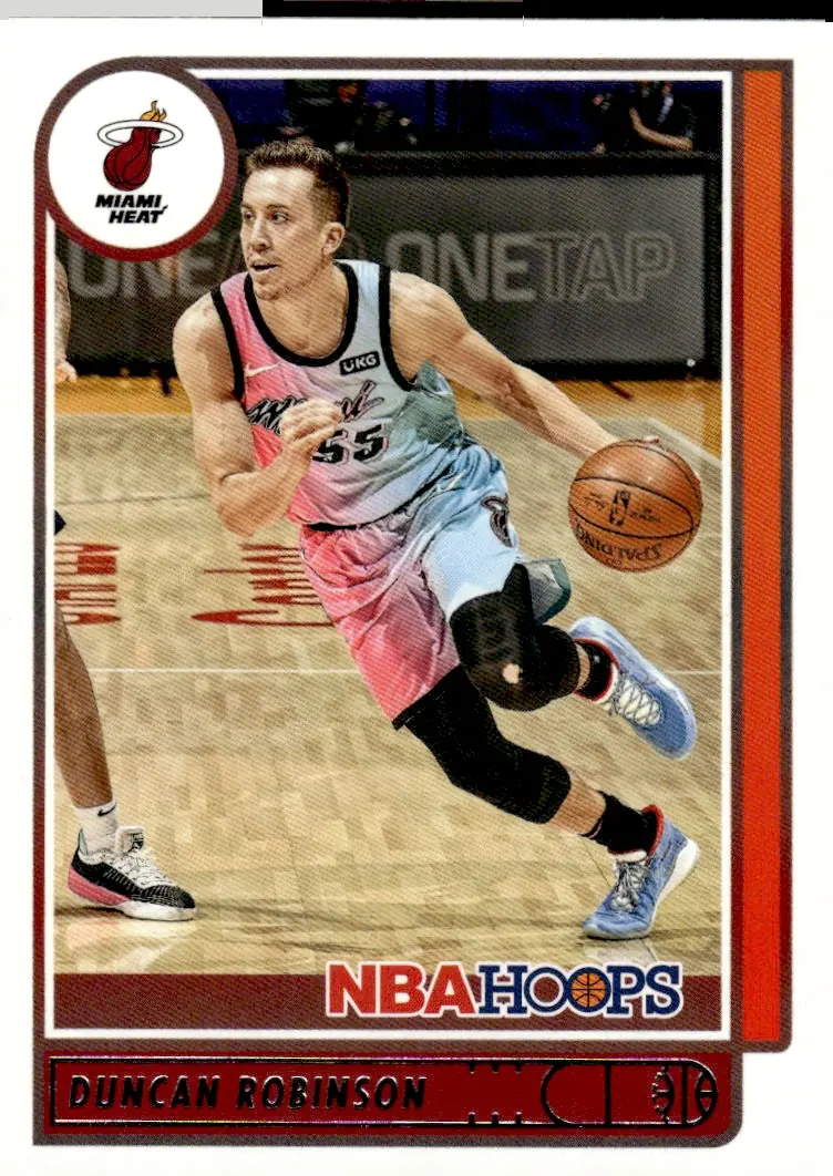2021-22 NBA Hoops #30 Duncan Robinson (front)