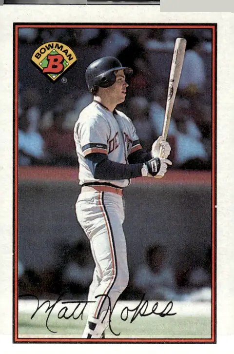 1989 Bowman #101 Matt Nokes