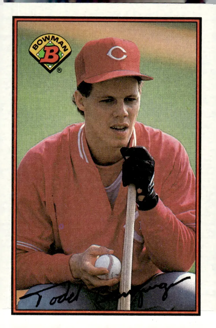 1989 Bowman #312 Todd Benzinger (front)
