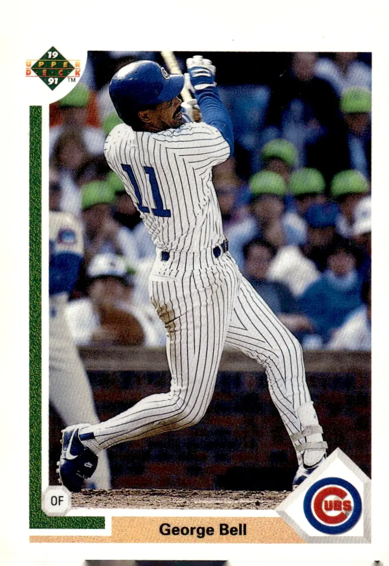 1991 Upper Deck #742 George Bell (front)
