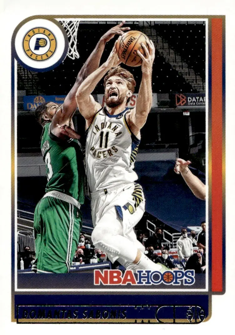 2021-22 NBA Hoops #143 Domantas Sabonis (front)