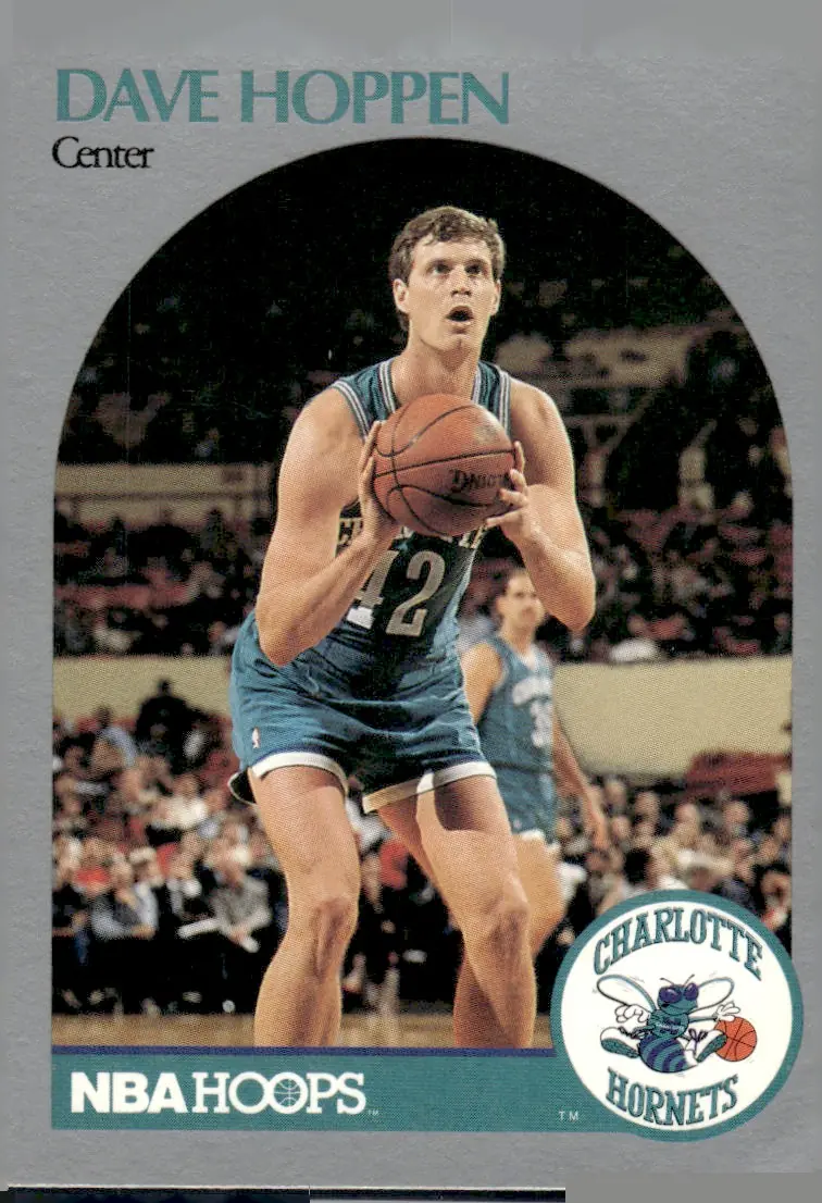 1990-91 NBA Hoops #55 Dave Hoppen (front)