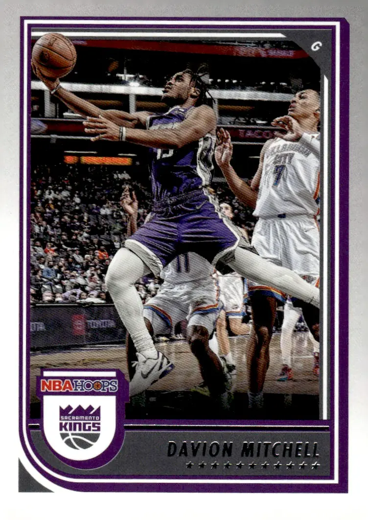 2022-23 NBA Hoops #160 Davion Mitchell (front)