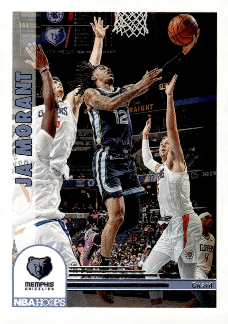 2022-23 NBA Hoops #289 Ja Morant (front)