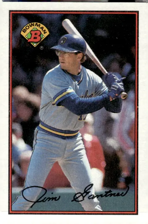 1989 Bowman #141 Jim Gantner