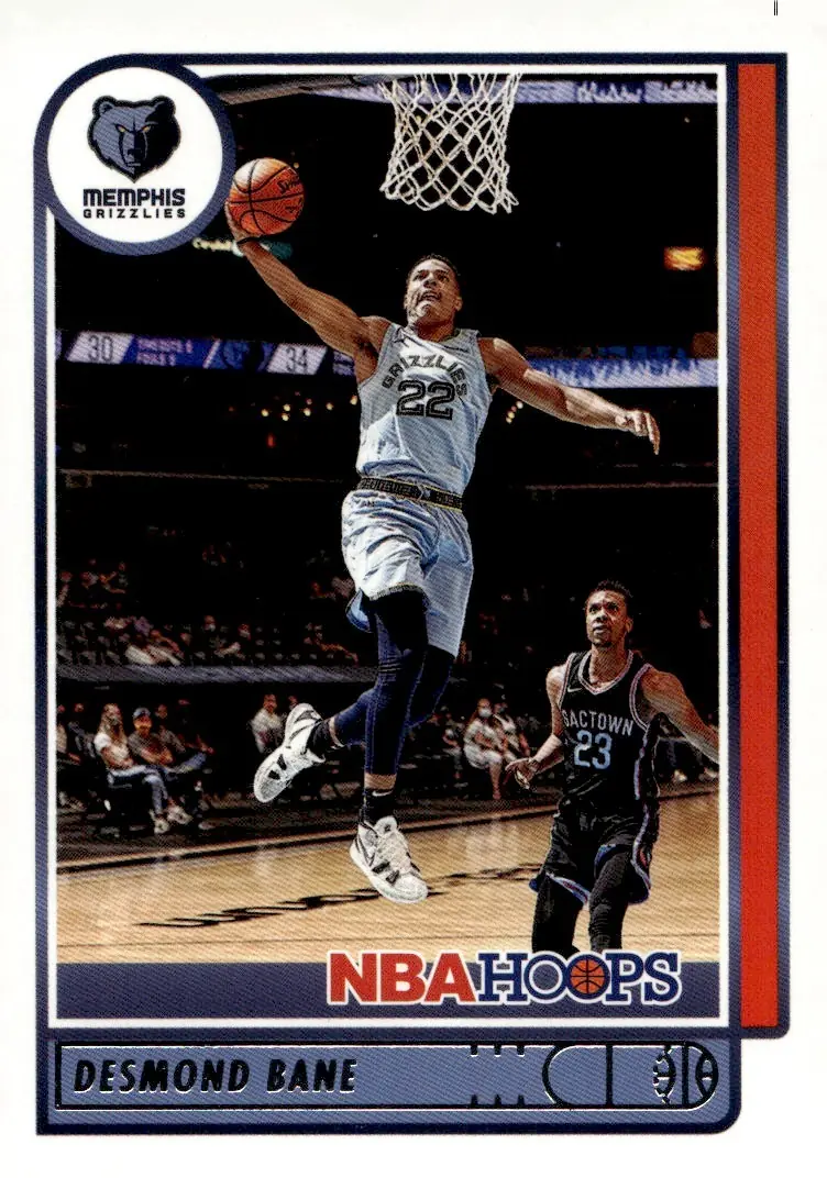 2021-22 NBA Hoops #192 Desmond Bane (front)