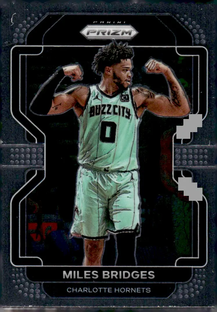 2021-22 Prizm #132 Miles Bridges (front)