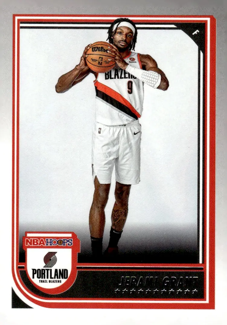 2022-23 NBA Hoops #60 Jerami Grant (front)