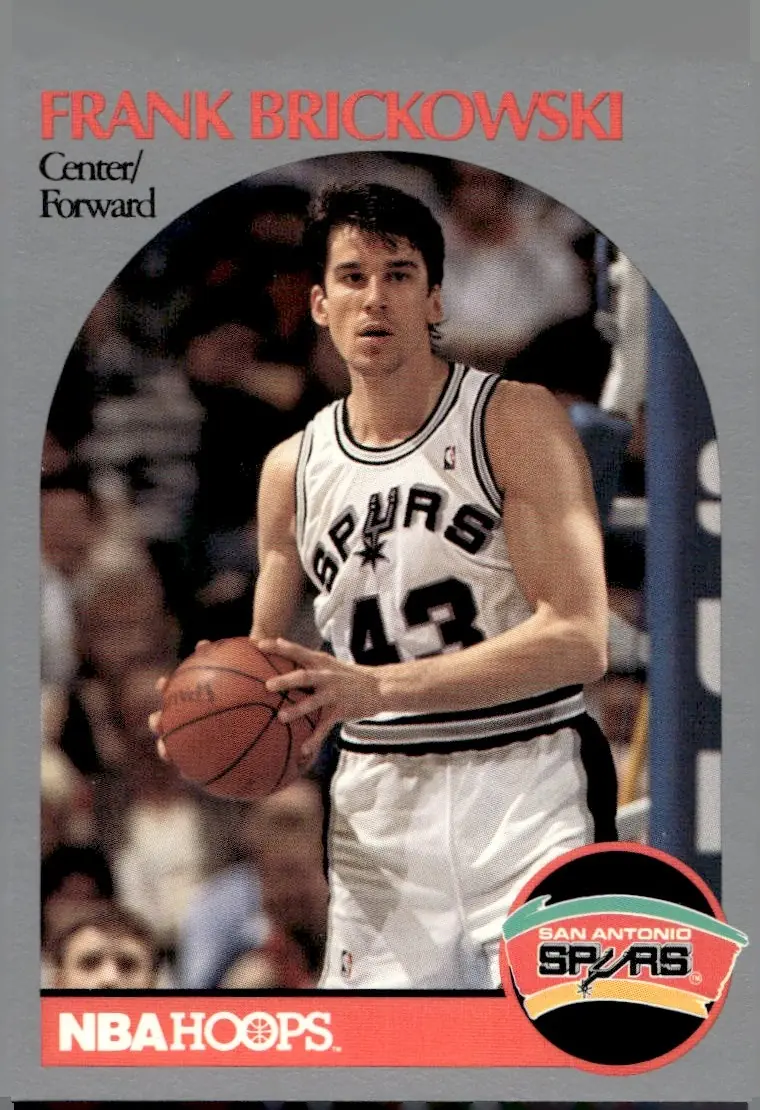 1990-91 NBA Hoops #265 Frank Brickowski (front)